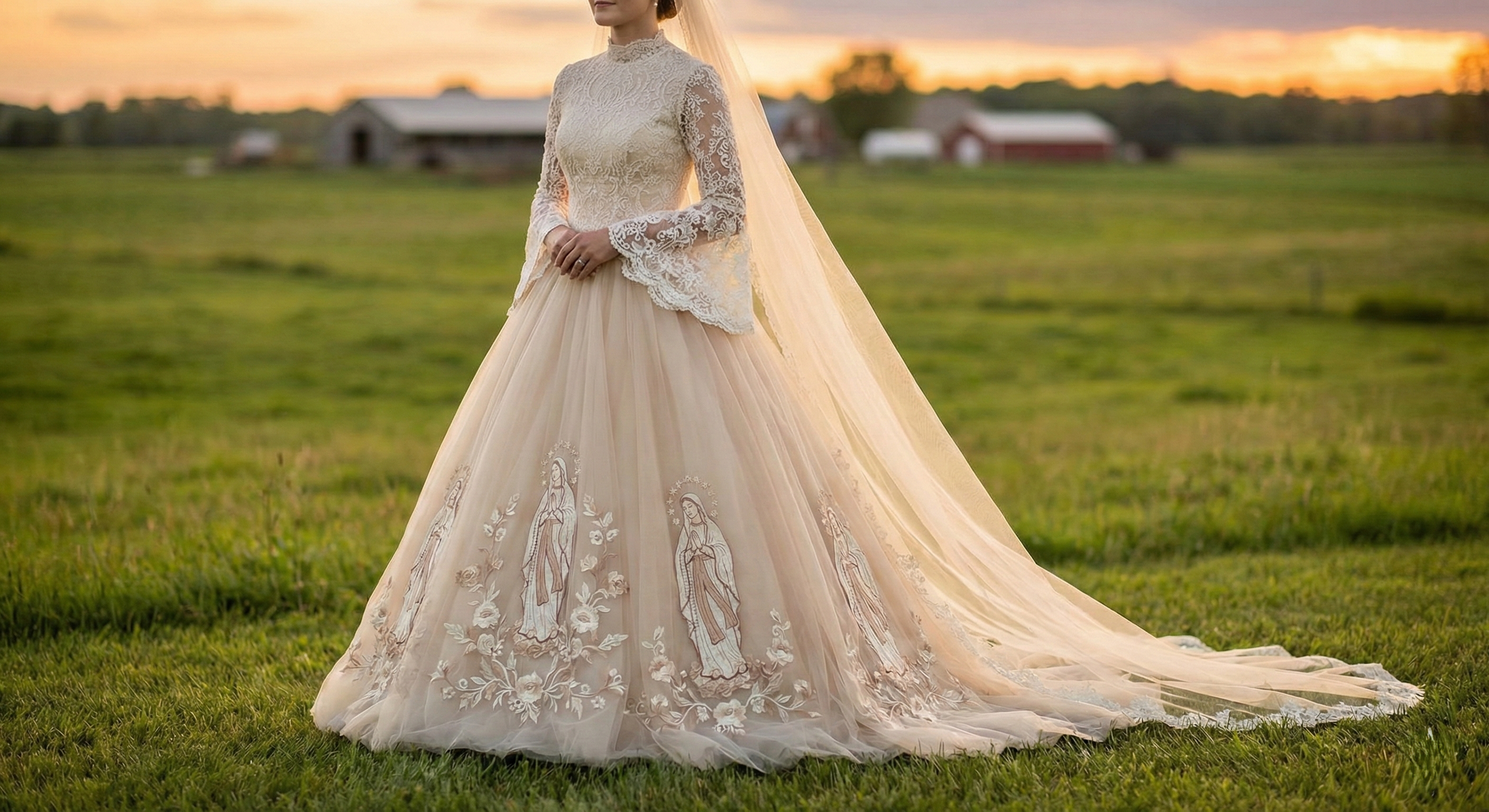 sachin and babi light blue dress 10 Beautiful & Classic Wedding Dresses 2021 main image 0