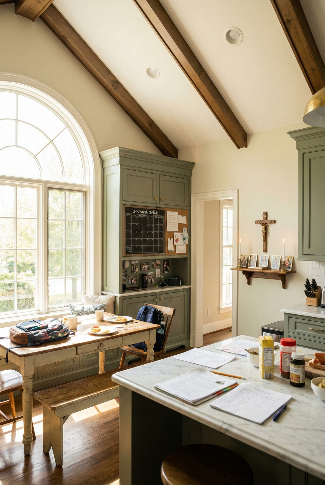 Sacred & Organized: Creating a Cozy Catholic Kitchen for the Busy Big Family