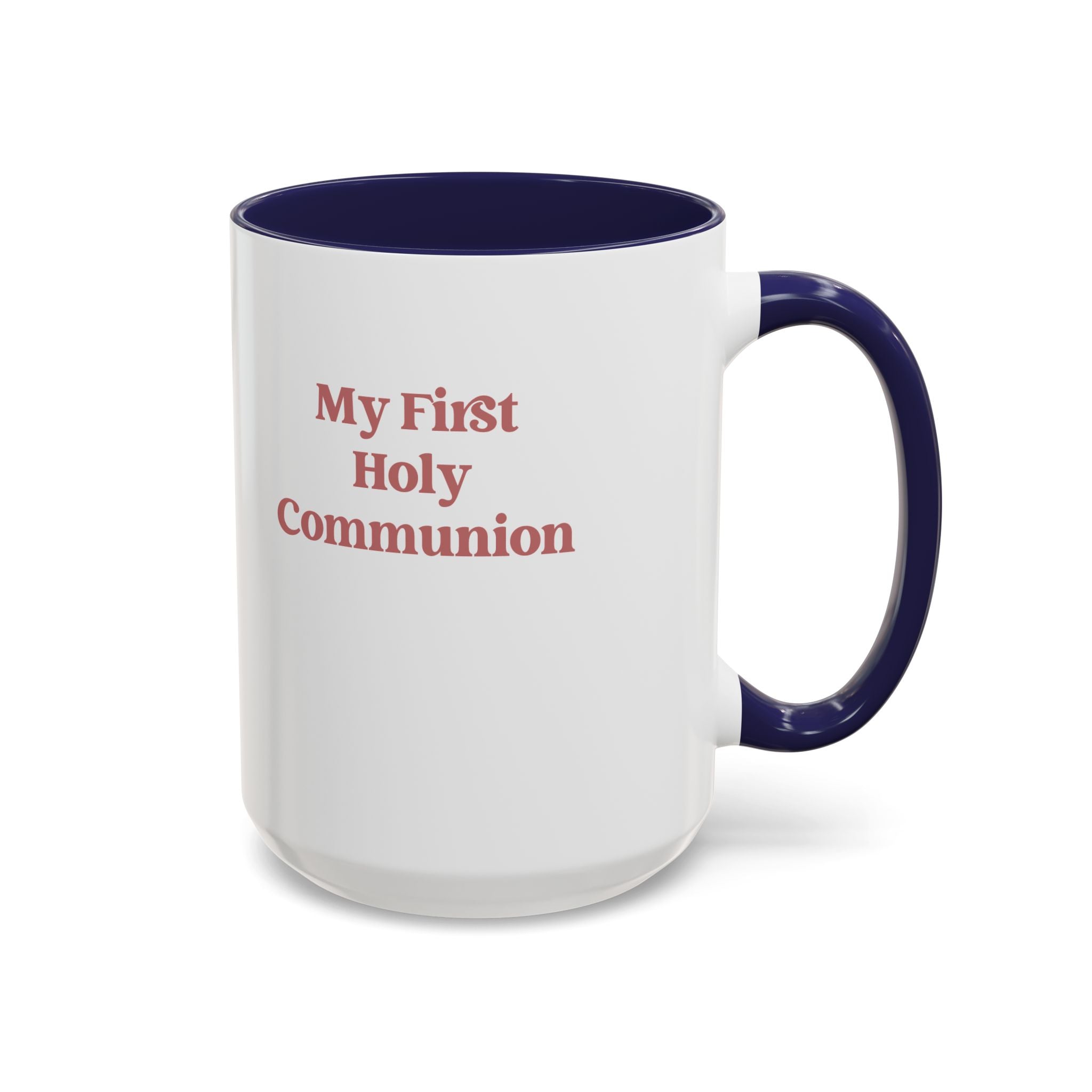 Personalized First Holy Communion Mug, Custom Catholic Gift for Girl with Name Date or Message