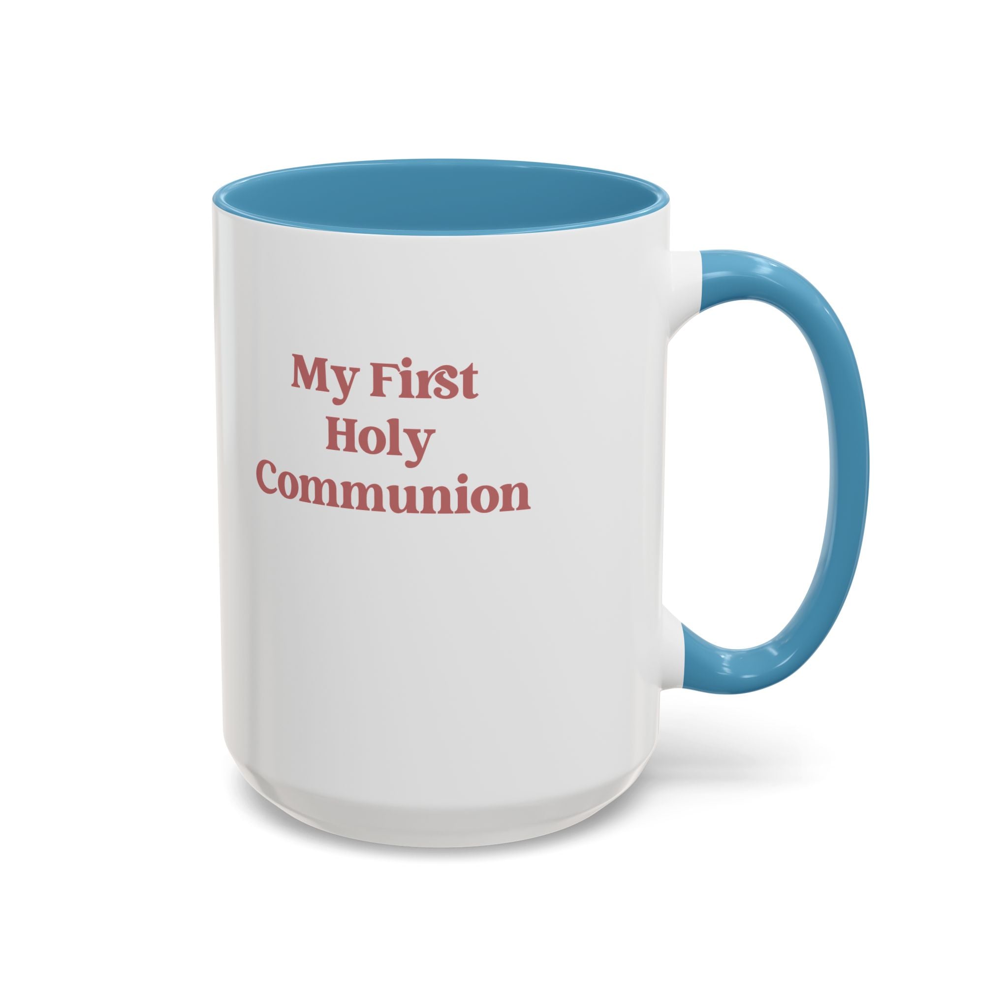 Personalized First Holy Communion Mug, Custom Catholic Gift for Girl with Name Date or Message