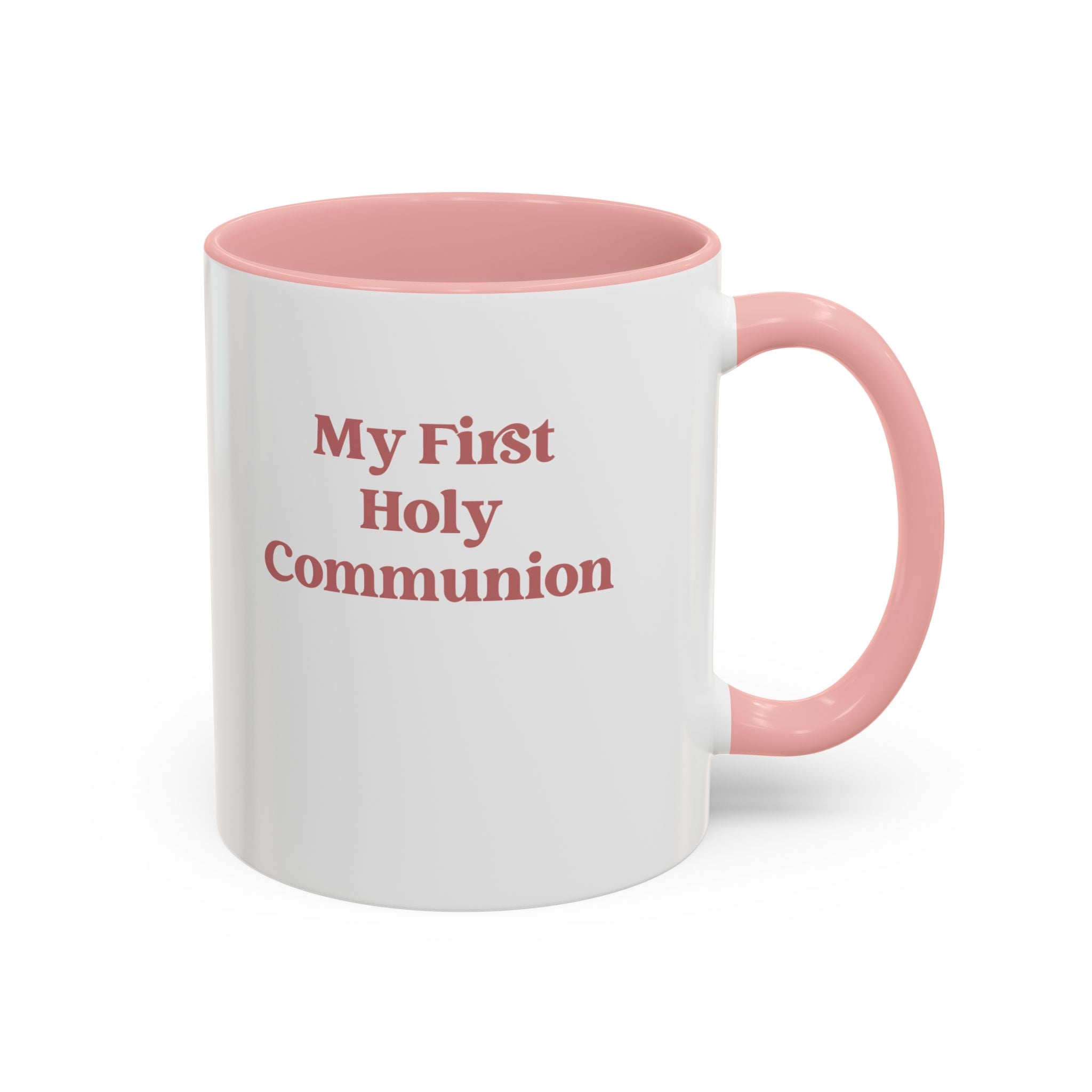 Personalized First Holy Communion Mug, Custom Catholic Gift for Girl with Name Date or Message