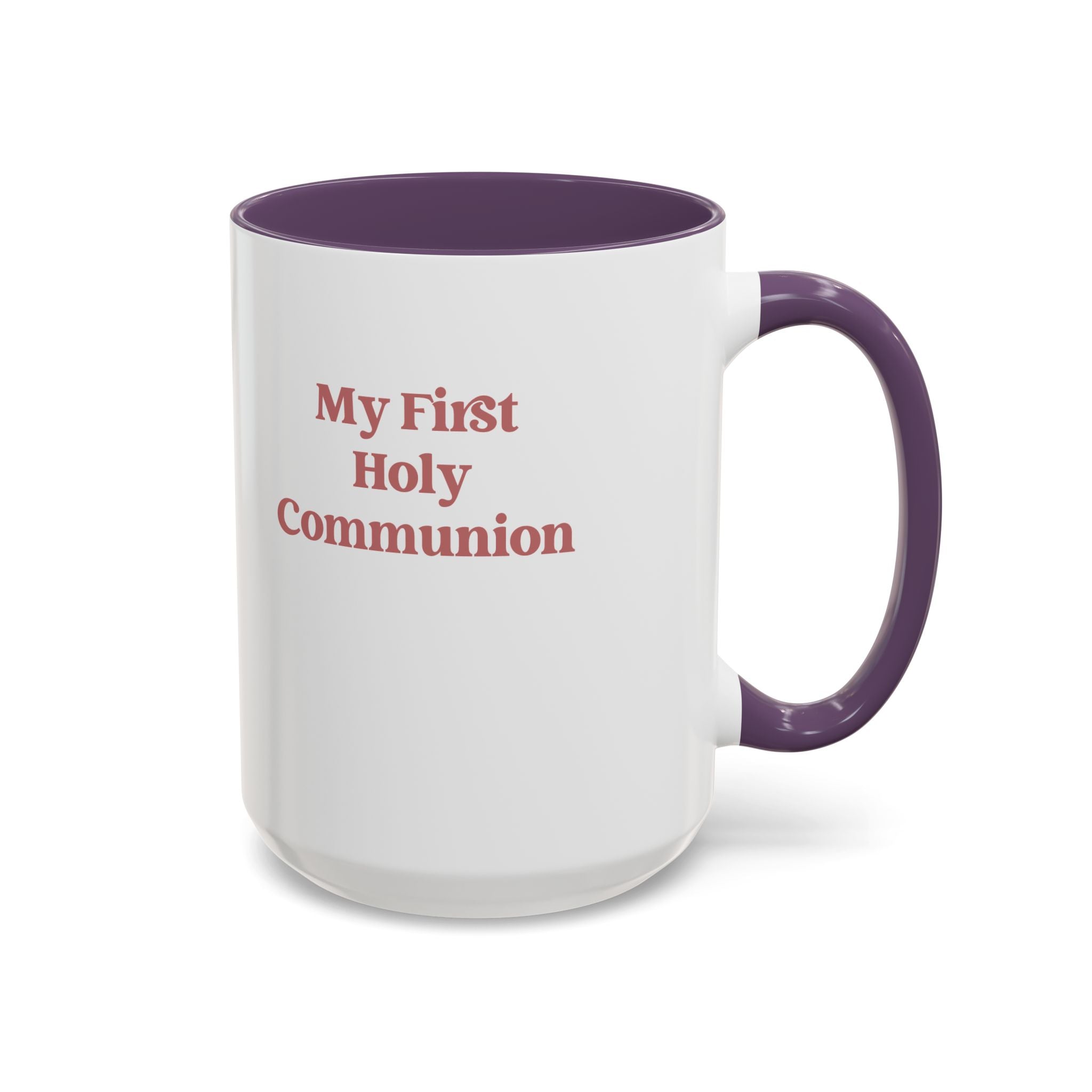 Personalized First Holy Communion Mug, Custom Catholic Gift for Girl with Name Date or Message