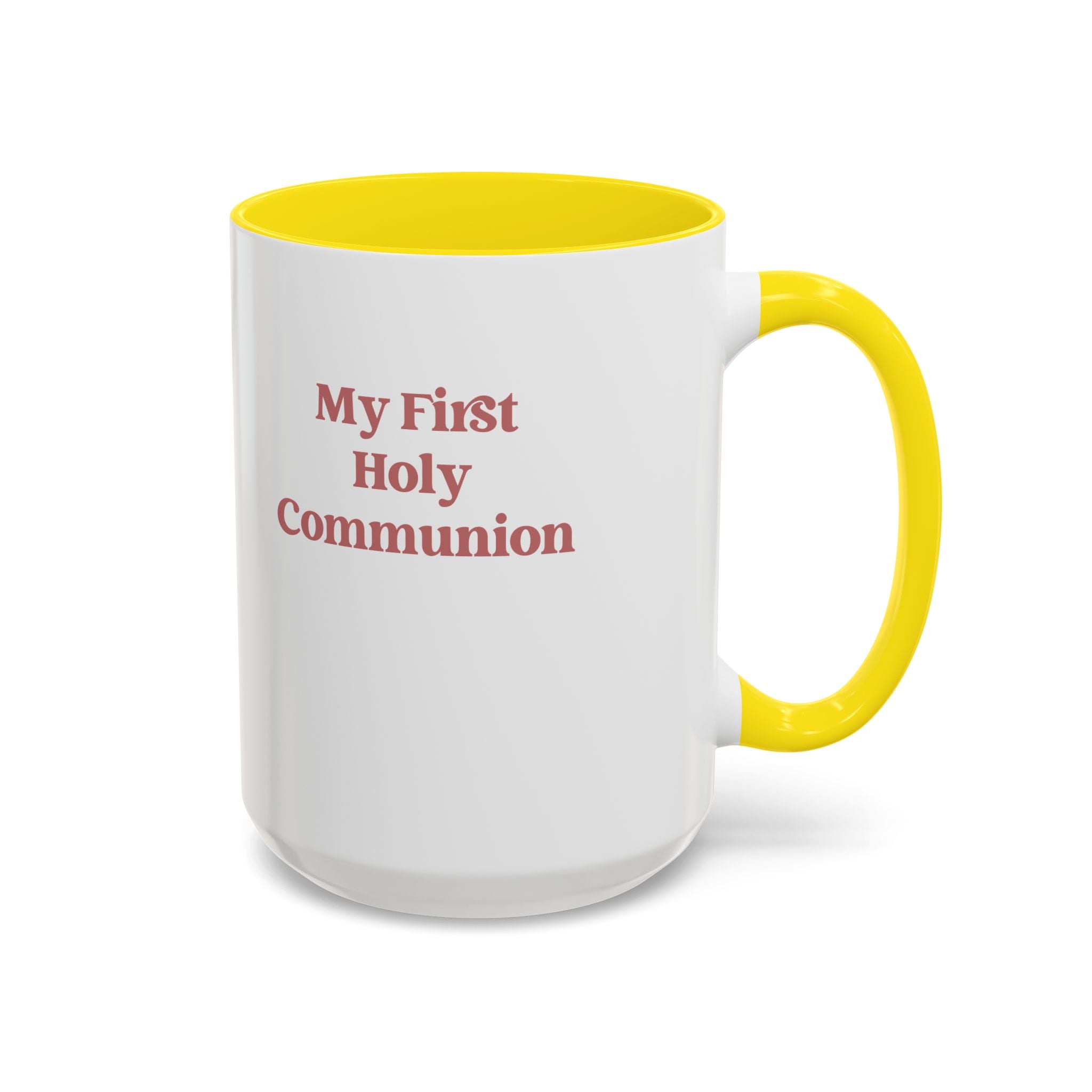 Personalized First Holy Communion Mug, Custom Catholic Gift for Girl with Name Date or Message