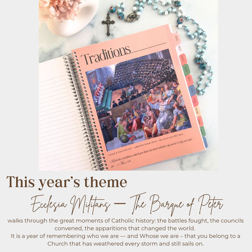 2026-2027 Traditional Catholic Planner, Vertical Weekly Layout (Feasts based on the 1962 Missal) | Ite Ad Joseph