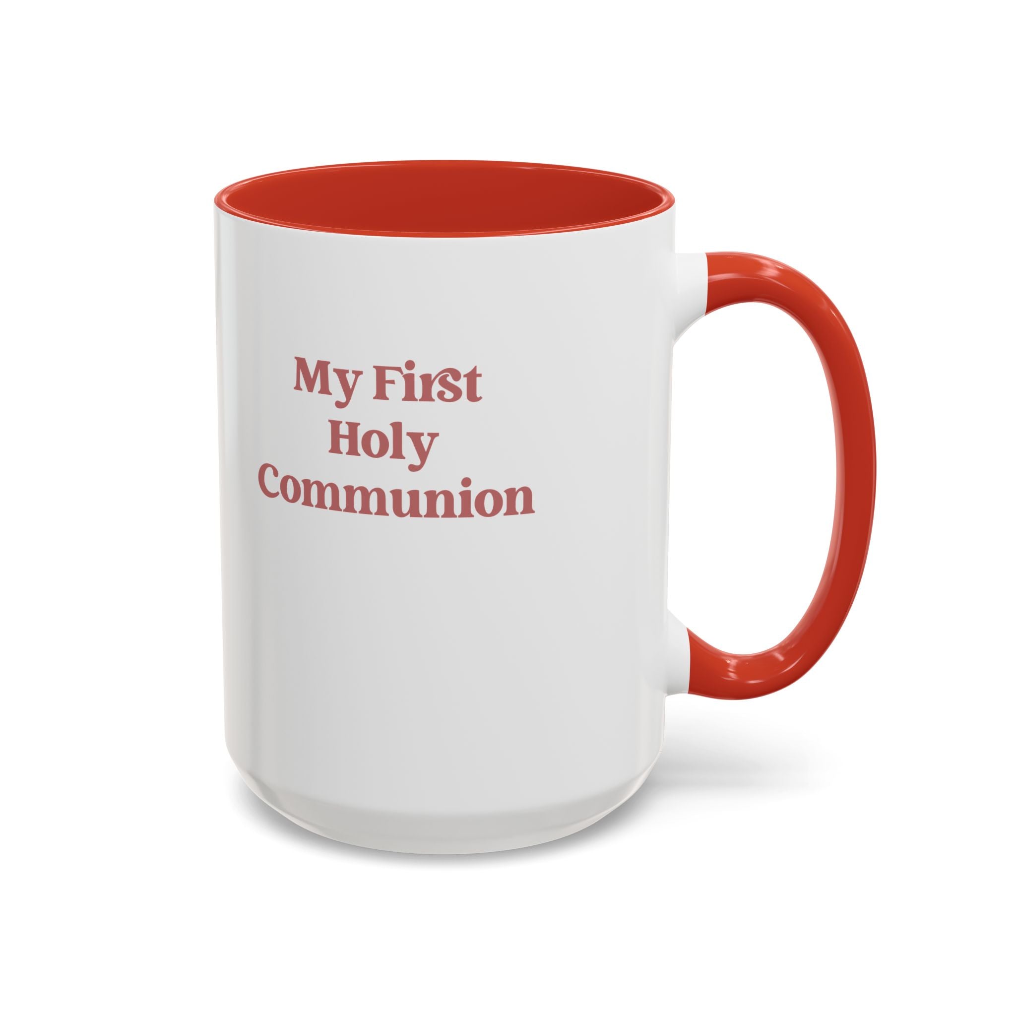 Personalized First Holy Communion Mug, Custom Catholic Gift for Girl with Name Date or Message