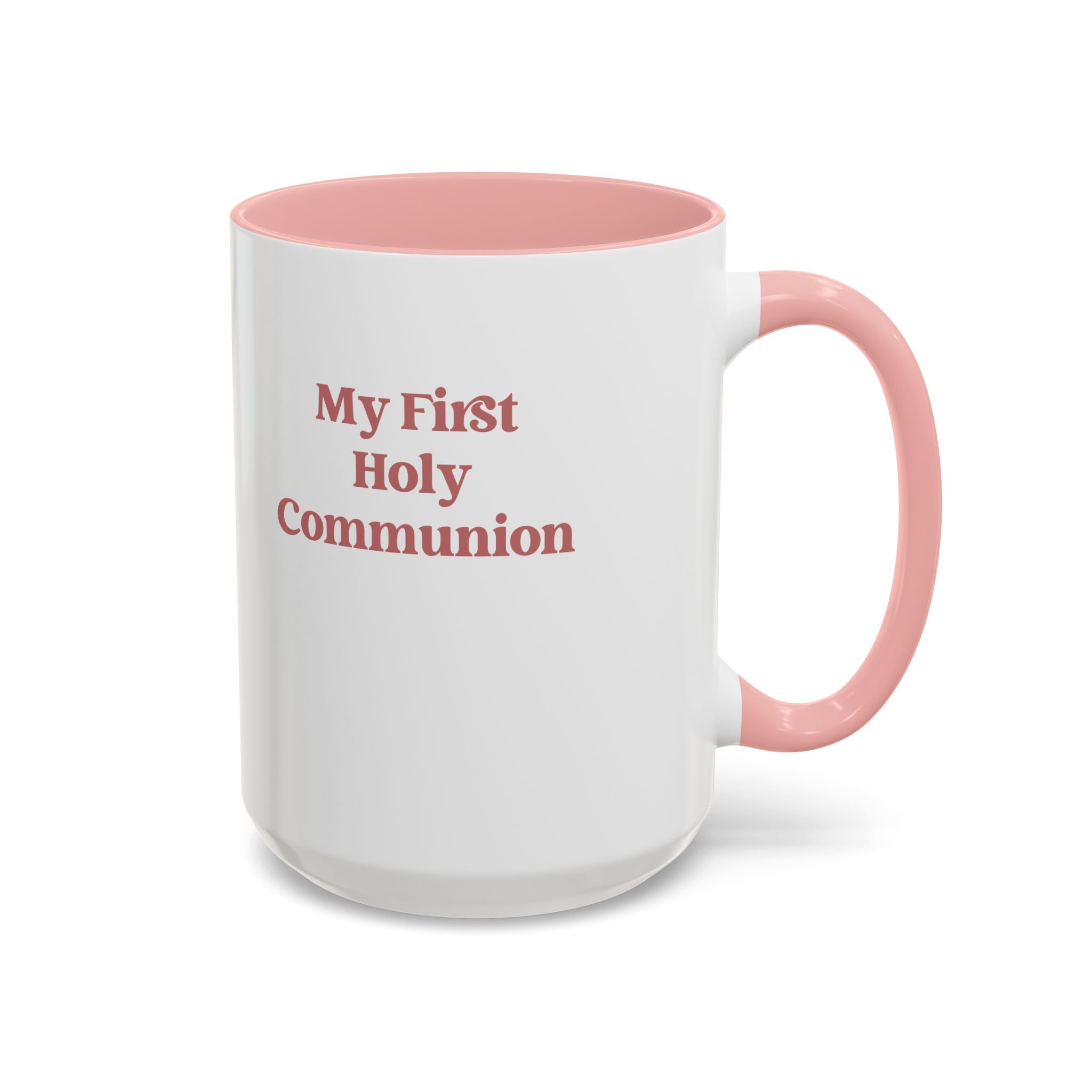Personalized First Holy Communion Mug, Custom Catholic Gift for Girl with Name Date or Message