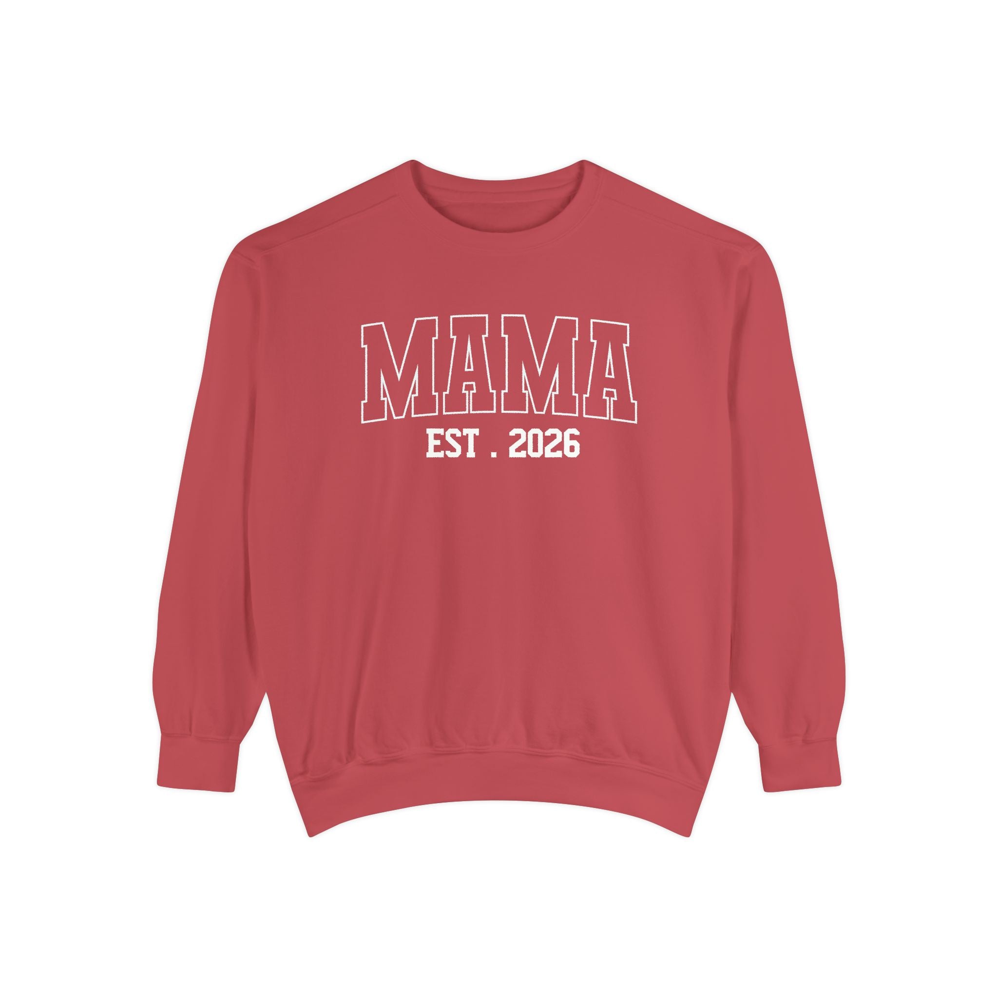 Mama EST. Sweatshirt — Cozy Mom Crewneck, New Mom Gift