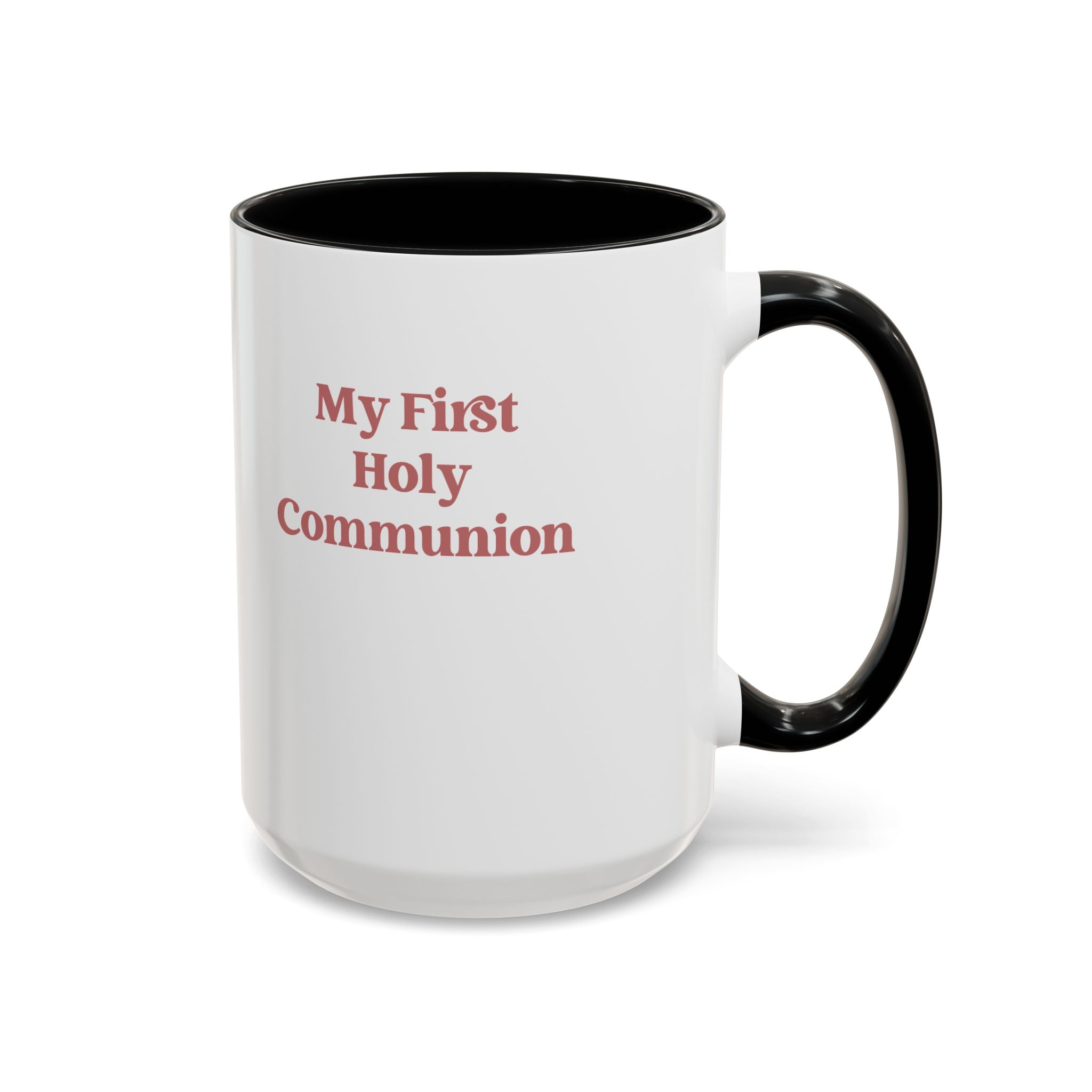 Personalized First Holy Communion Mug, Custom Catholic Gift for Girl with Name Date or Message