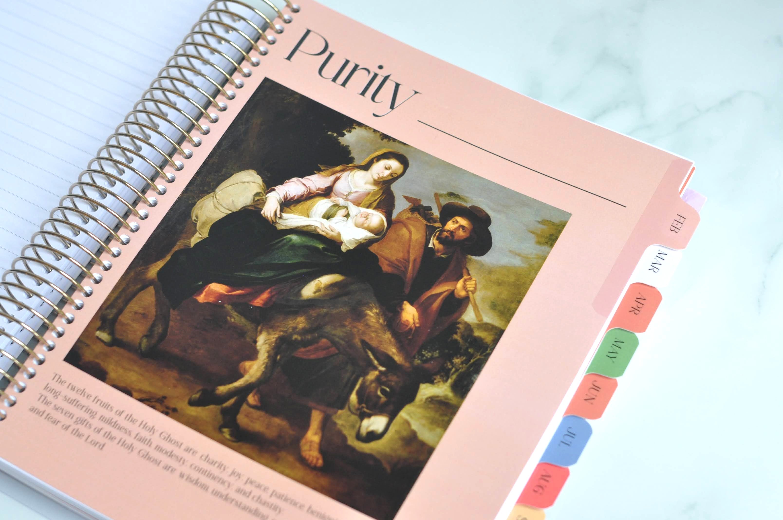 2026 Traditional Catholic Planner: Horizontal Weekly Layout