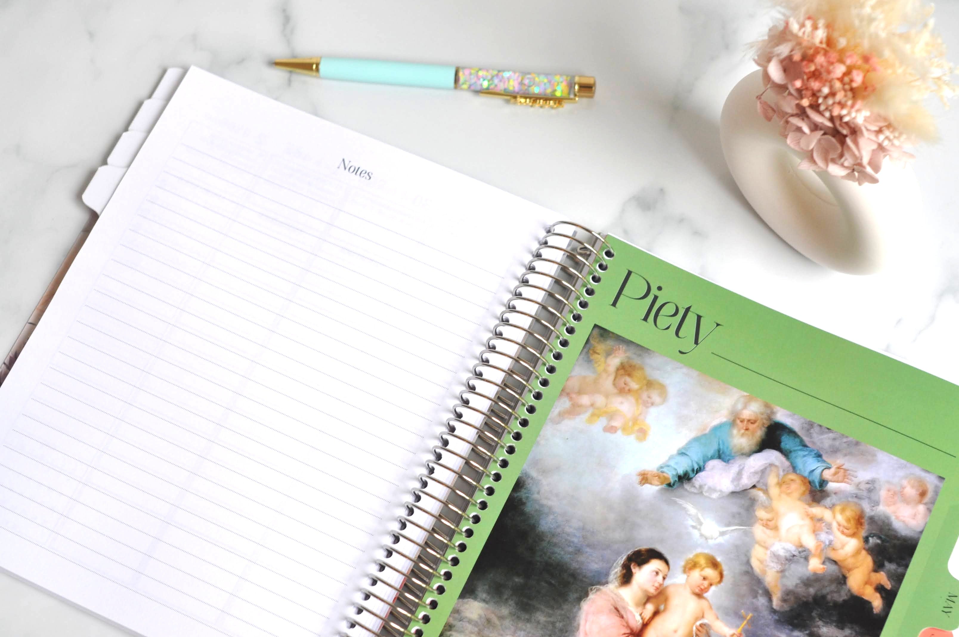 2026 Traditional Catholic Planner: Horizontal Weekly Layout