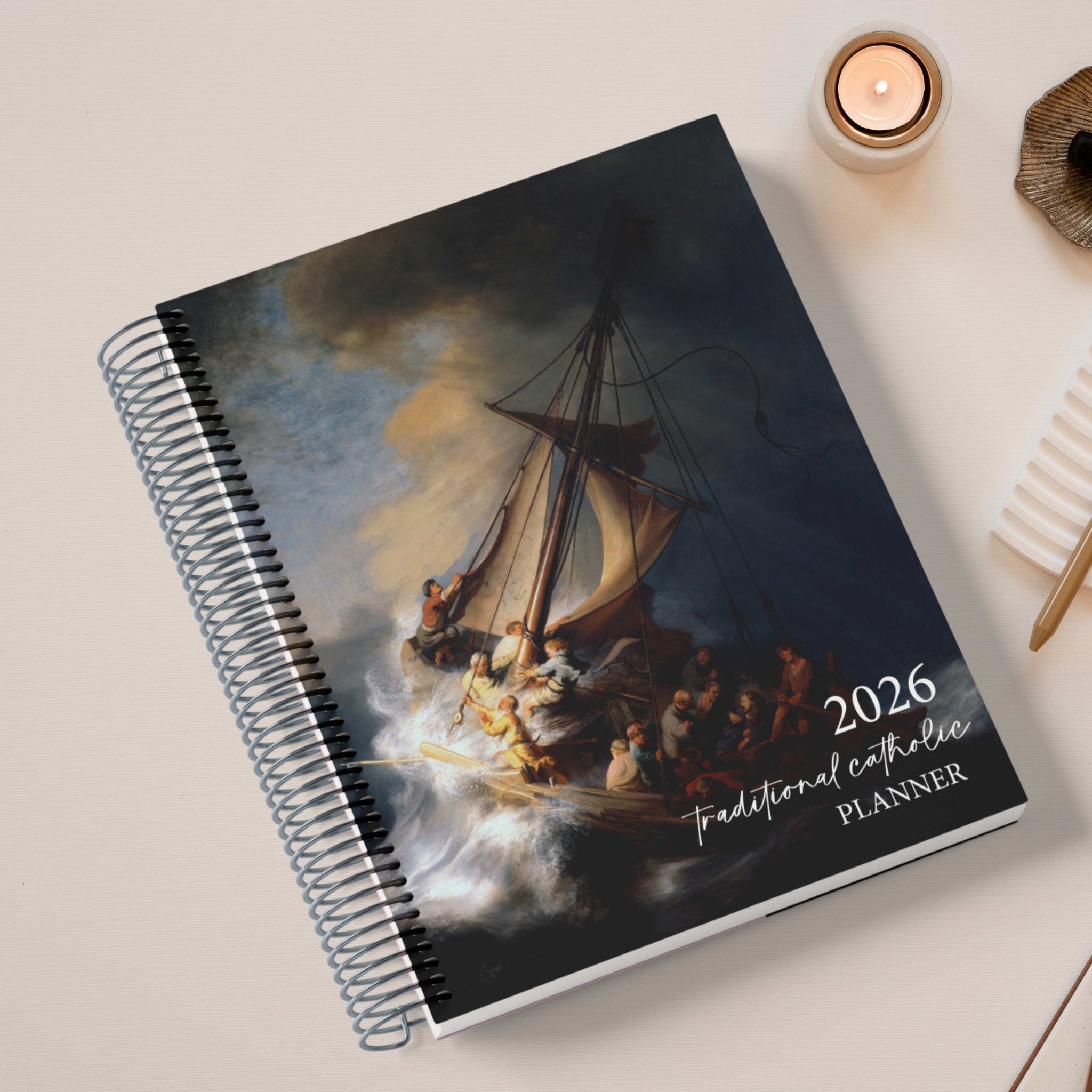 2026 Traditional Catholic Planner: Horizontal Weekly Layout