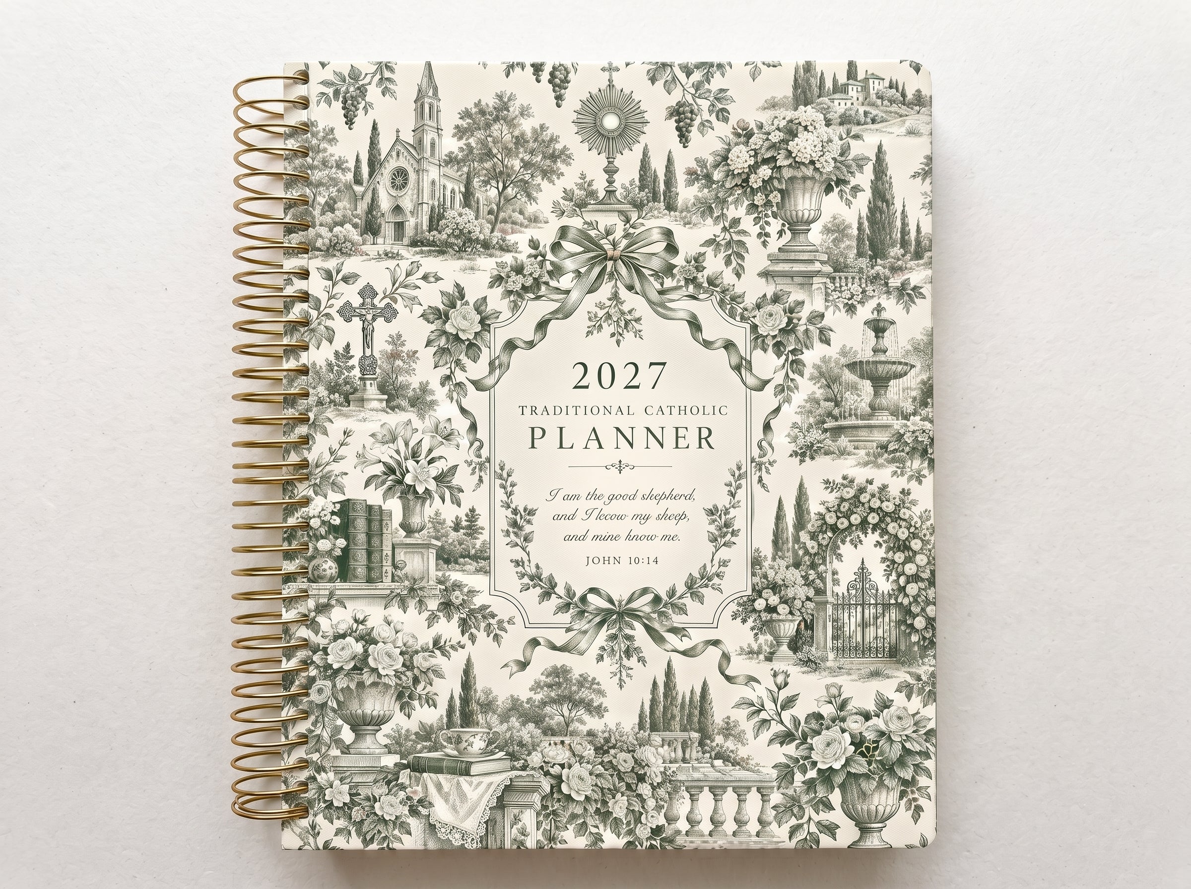 PREORDER: 2027 Traditional Catholic Planner: Horizontal Weekly Layout | 1962 Latin Mass Feasts | Murillo Cover