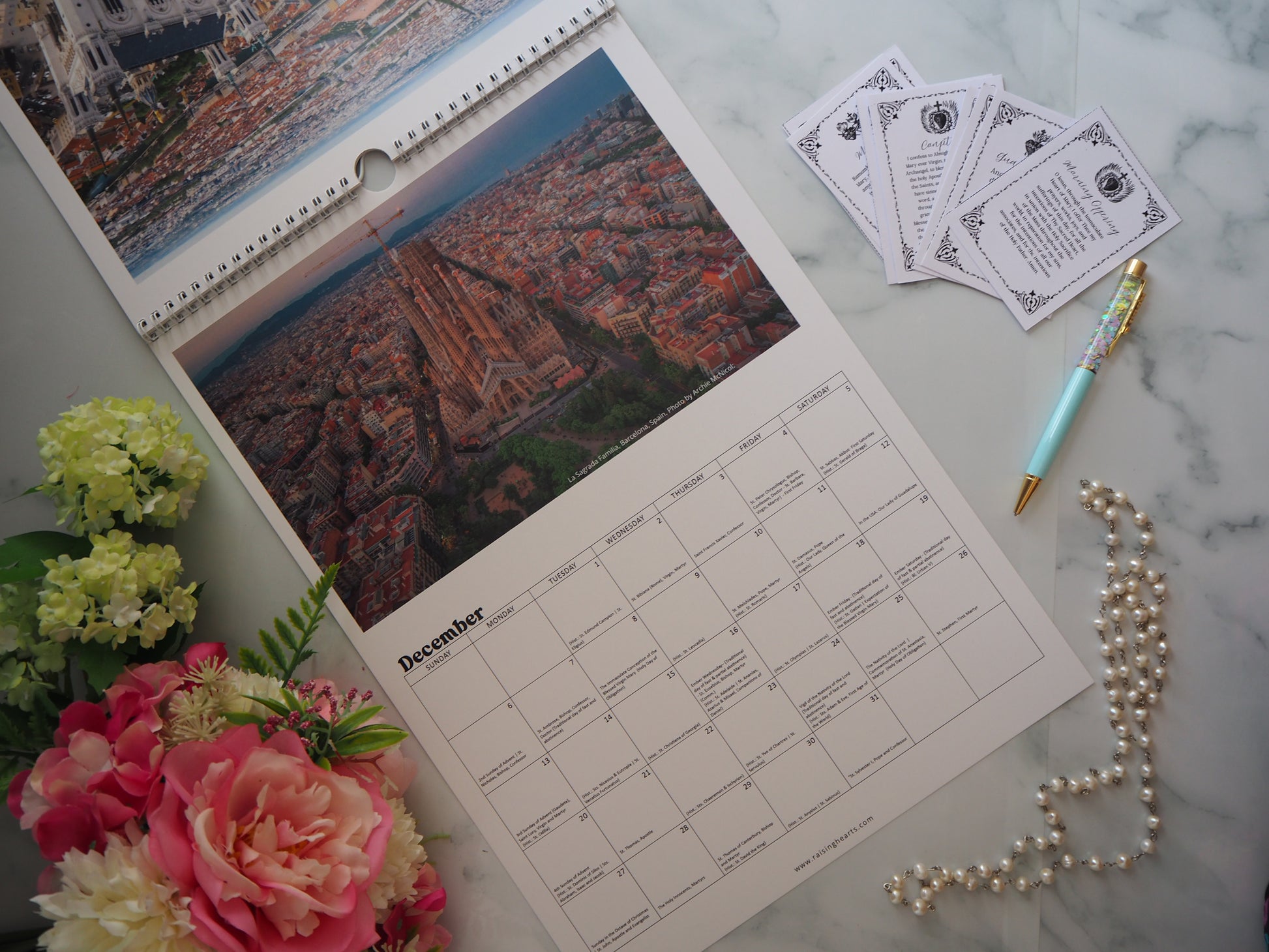 2026 Traditional Catholic Wall Calendar – Feasts from the 1962 Latin Missal (FREE SHIPPING)