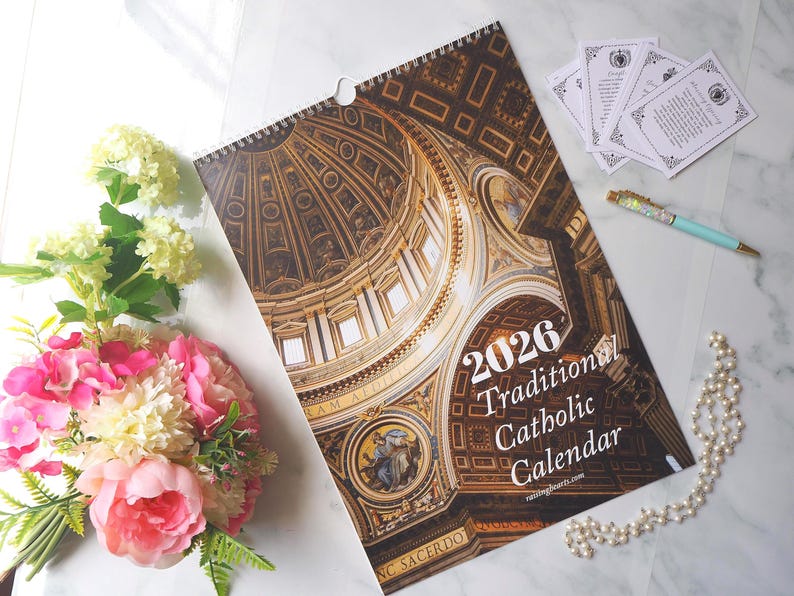 2026 Traditional Catholic Wall Calendar – Feasts from the 1962 Latin Missal (FREE SHIPPING)