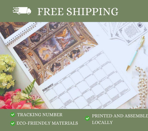 2026 Traditional Catholic Wall Calendar – Feasts from the 1962 Latin Missal (FREE SHIPPING)