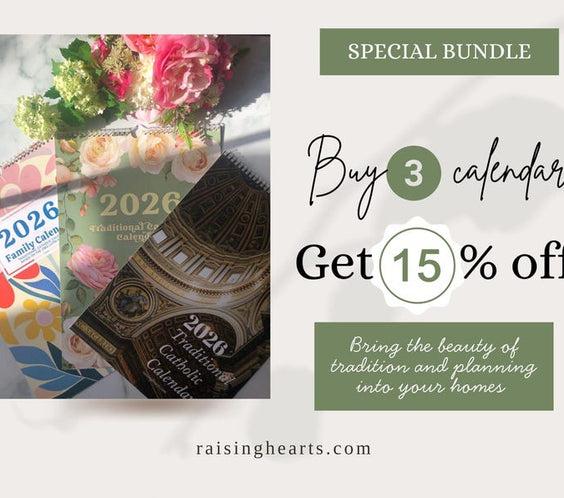 2026 Traditional Catholic Wall Calendar – Feasts from the 1962 Latin Missal (FREE SHIPPING)