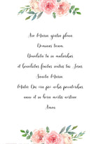 Ave Maria (Hail Mary) Latin Prayer - Printable