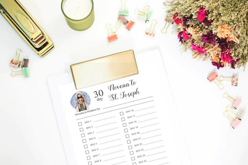 30 day Novena to St. Joseph (Days Tracker)