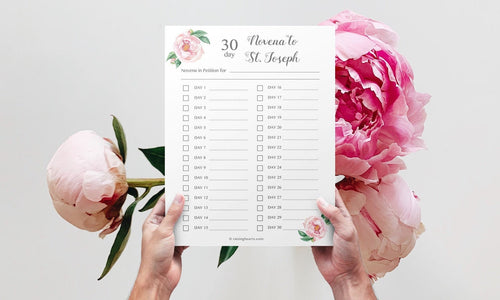30 day Novena to St. Joseph (Days Tracker)