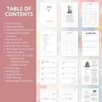 2025 Traditional Catholic Planner: Weekly & Monthly (PDF Printable)