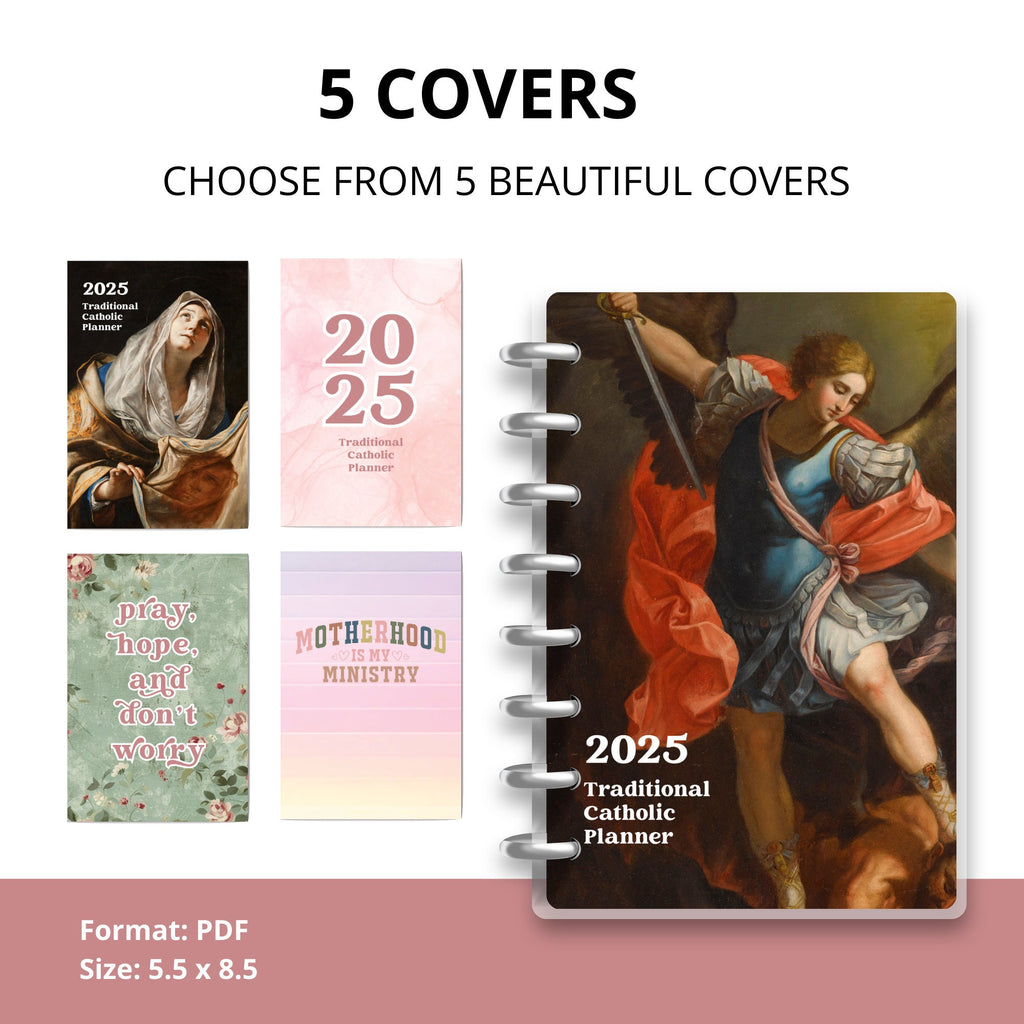 2025 Traditional Catholic Planner: Weekly & Monthly (PDF Printable)