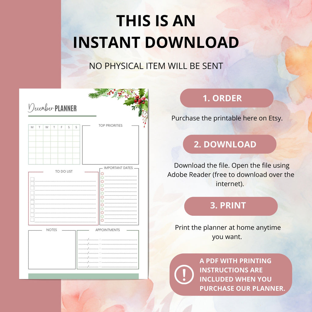 Printable Catholic Christmas Planner: Your PDF Guide to a Faith-Filled Holiday Season | A4