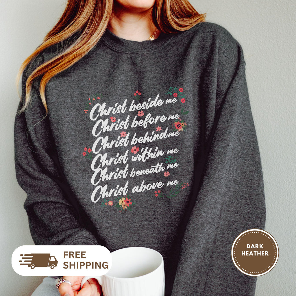 Saint Patrick Quote Crewneck Sweatshirt, Irish St. Paddy's Day Gift, Unisex Jumper, Shamrock Pullover, Green Sweater