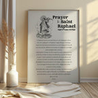 Saint Raphael Prayer Print: Christian Home Decor (Digital Download)