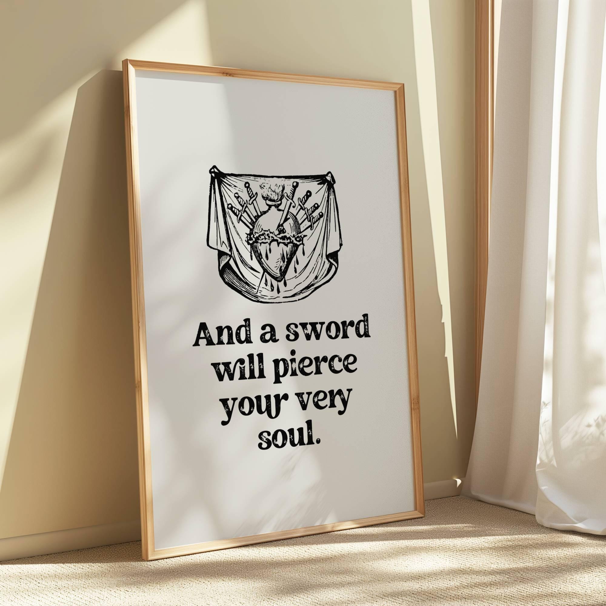 Pierced Soul Scripture Art: Christian Home Decor (Digital Download)