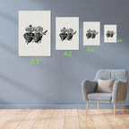 Sacred Heart & Immaculate Heart Print: Christian Wall Art (Digital Download)