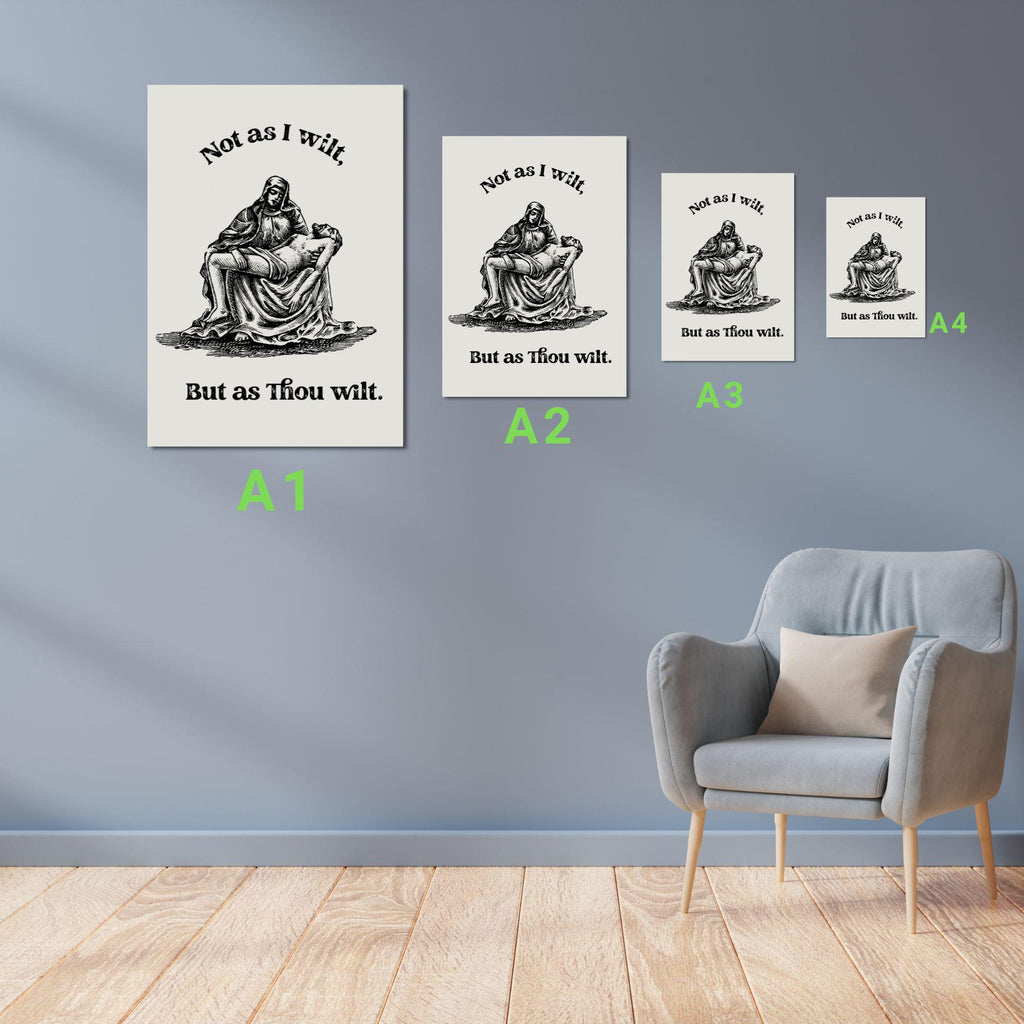 Pieta Digital Wall Art, Printable Scripture Quotes, Christian Home Decor, Inspirational Bible Prints