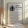 Saint Joseph Prayer for Work - Christian Home Decor (Digital Download)