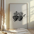 Sacred Heart & Immaculate Heart Print: Christian Wall Art (Digital Download)