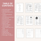 Traditional Catholic Planner 2025-2026: Latin Missal Feasts, Customizable Layout (PDF Download