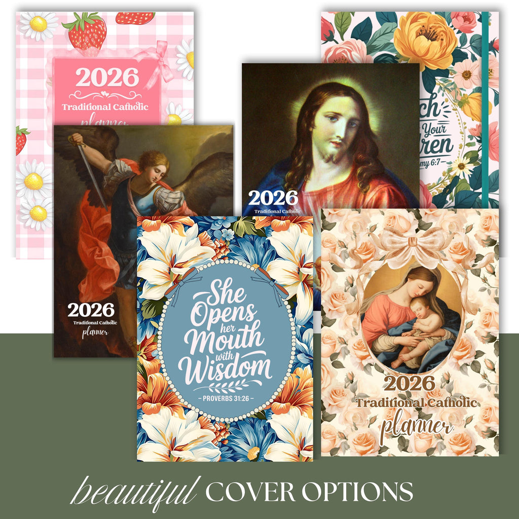 2026 Traditional Catholic Planner: Printable 8.5x11 Weekly Layout (PDF Download)