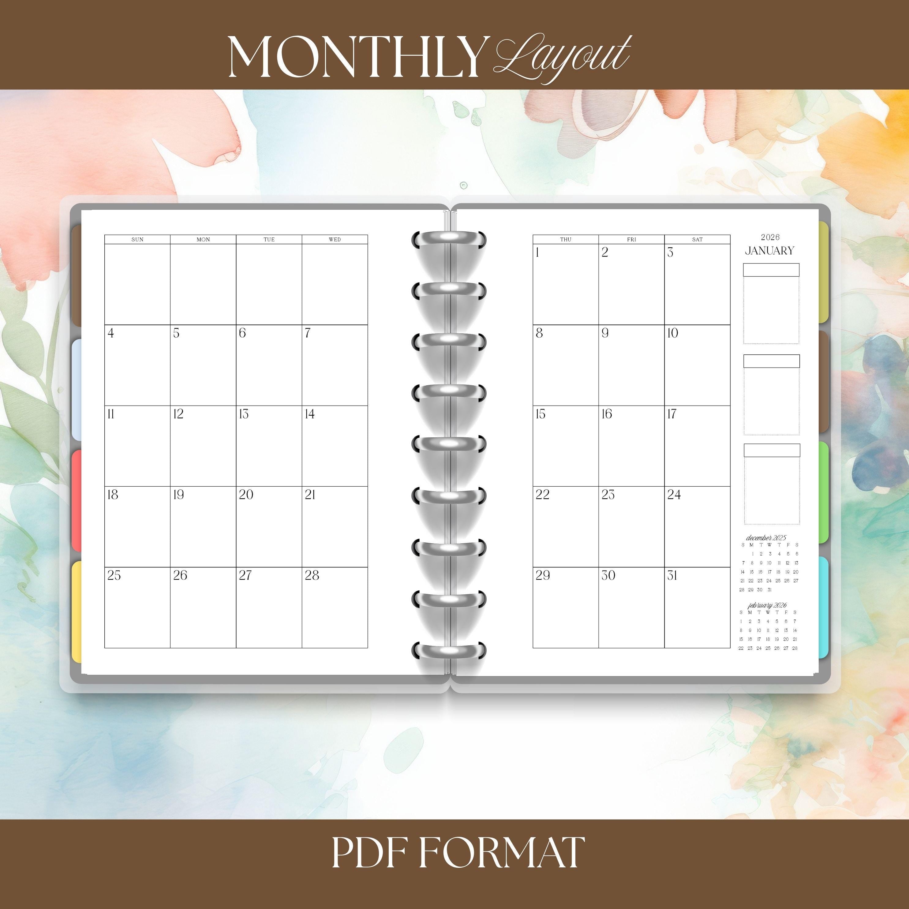 A5 Mom Planner Printable: Weekly Layout, Goals & Meal Planner (PDF Download)