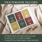 Acts of Kindness Advent Calendar: Christian Family Activity (Digital Download)