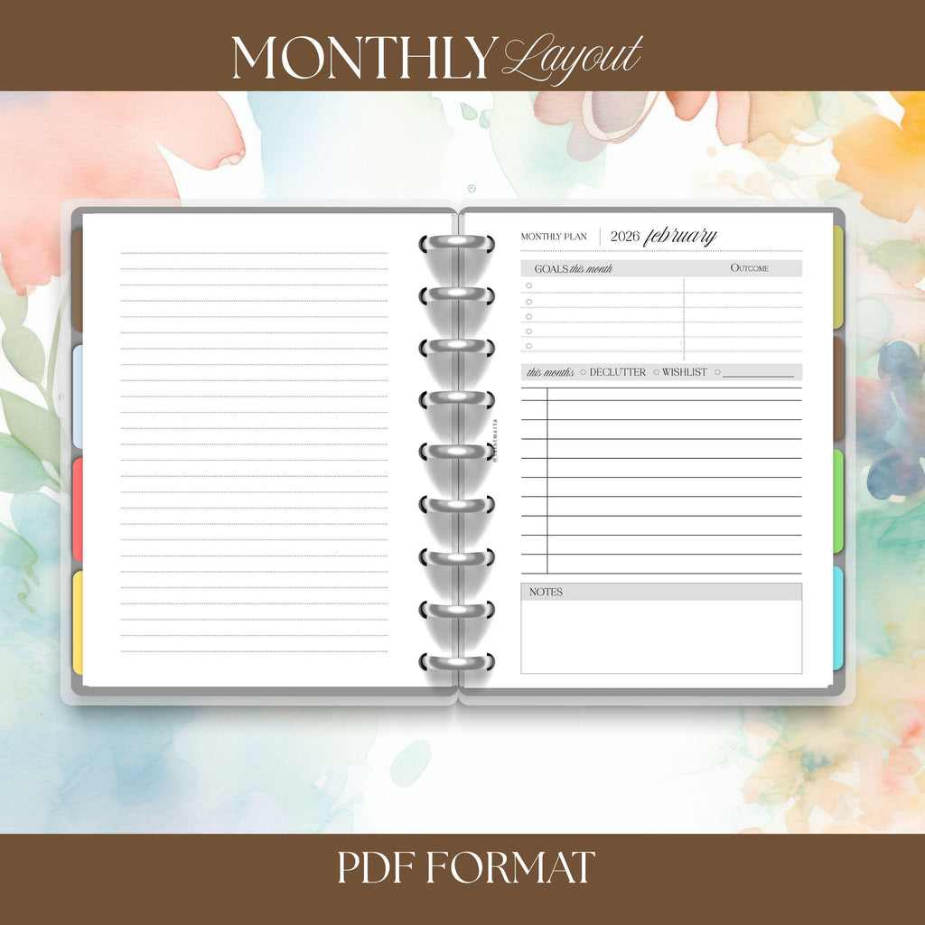 A5 Mom Planner Printable: Weekly Layout, Goals & Meal Planner (PDF Download)