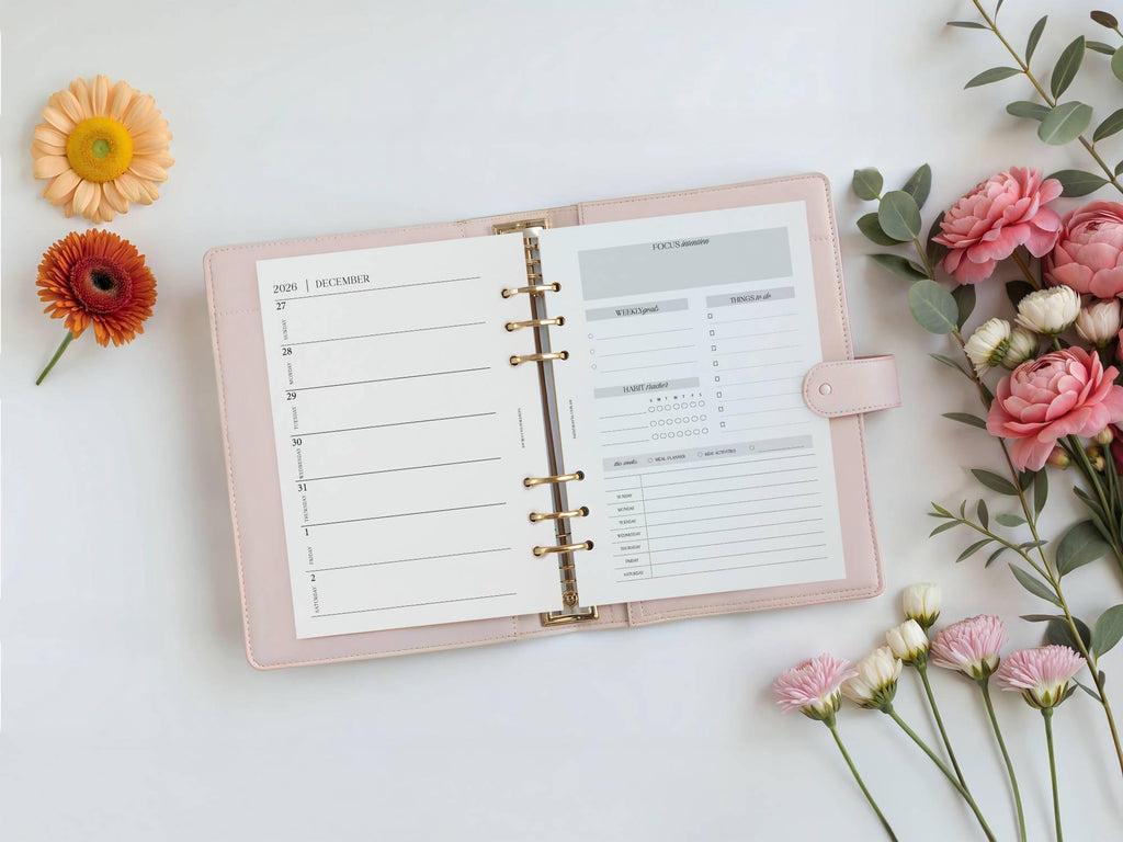 A5 Mom Planner Printable: Weekly Layout, Goals & Meal Planner (PDF Download)