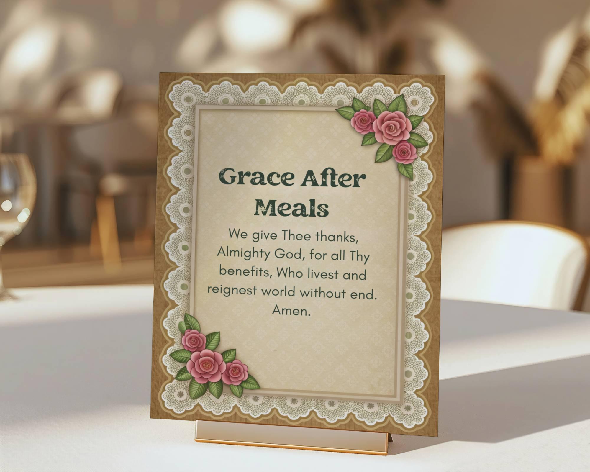 Catholic Prayer Cards: Vintage Shabby Chic, 30 Traditional Prayers (PDF)