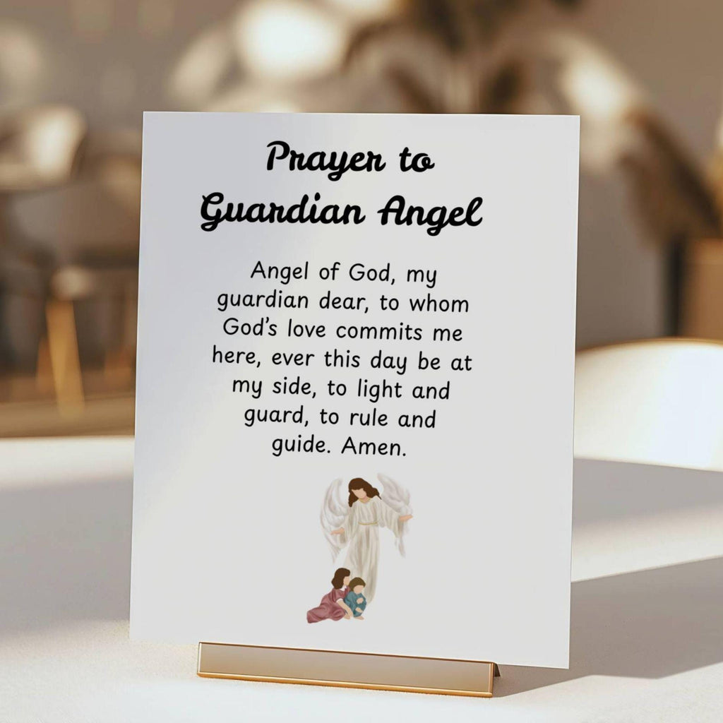 Catholic Kids Prayer Cards: Bible Story Watercolor Art (PDF)