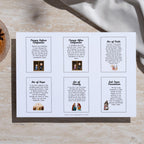 Catholic Kids Prayer Cards: Bible Story Watercolor Art (PDF)