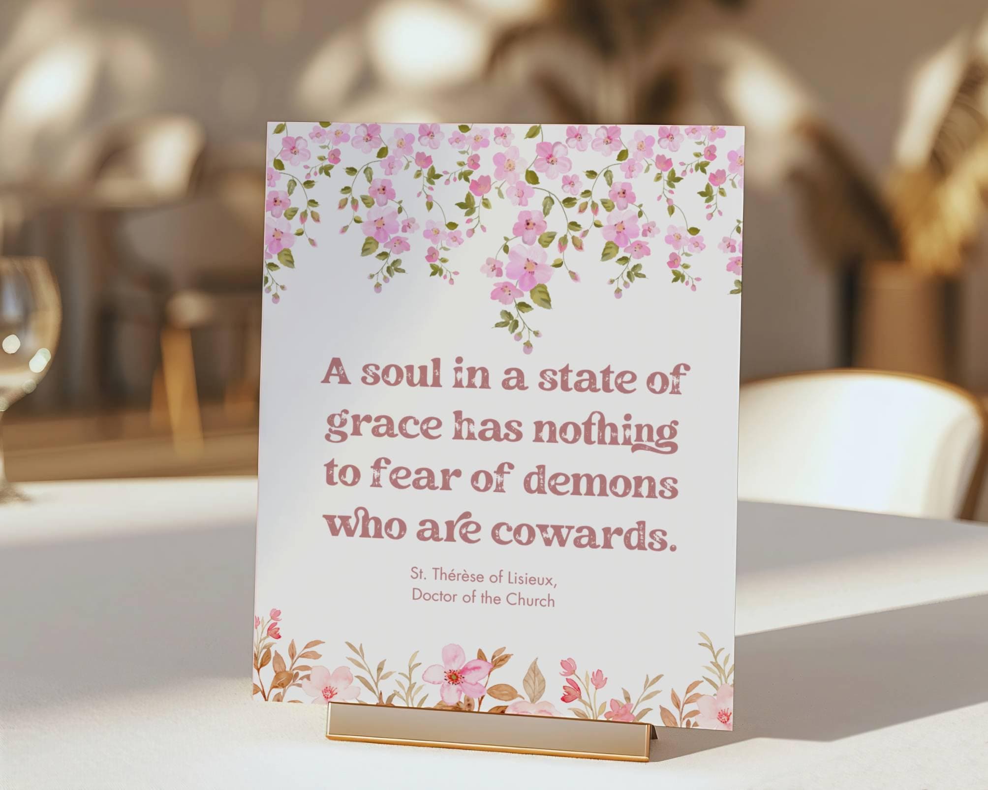 54 Saint Thérèse Quotes | Weekly Catholic Inspiration | Printable PDF | Instant Digital Download
