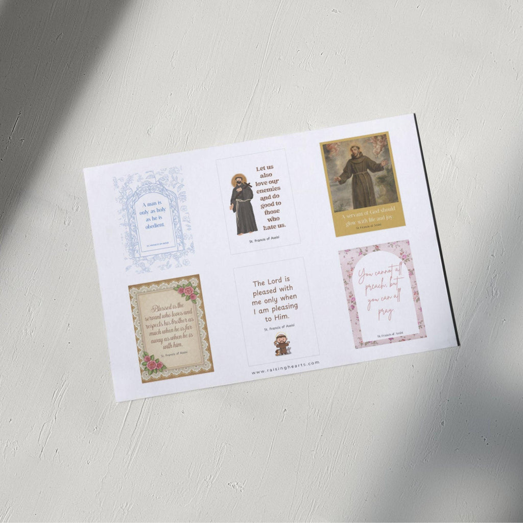 St. Francis of Assisi Quotes: Weekly Catholic Inspiration (Printable PDF)