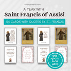 St. Francis of Assisi Quotes: Weekly Catholic Inspiration (Printable PDF)