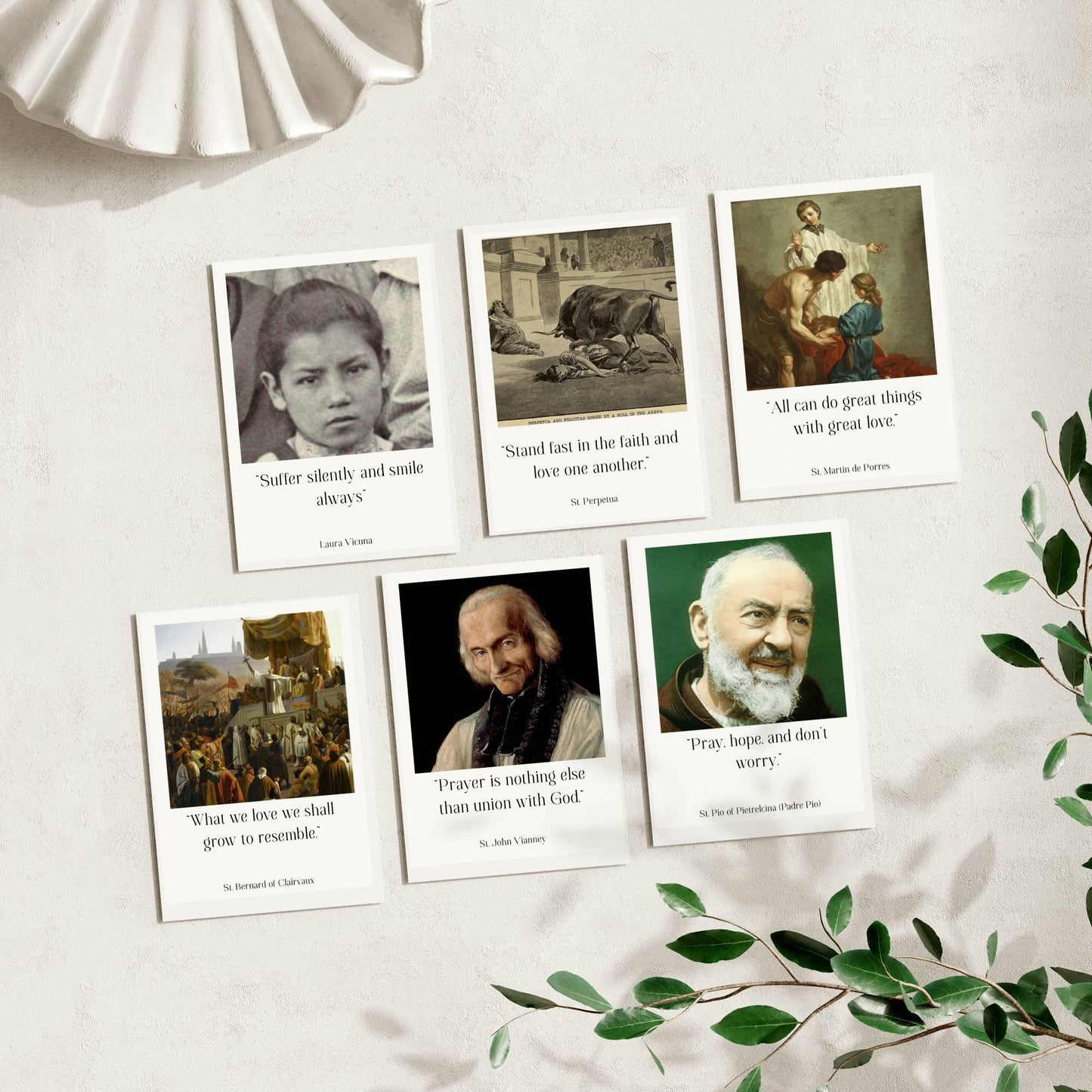 Saints Quotes Prayer Cards: 54 Weekly Catholic Devotion (Printable PDF)