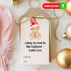 Christmas Cookie Gift Tags: 54 Printable Holiday Designs (Digital Download)