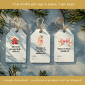 Christmas Cookie Gift Tags: 54 Printable Holiday Designs (Digital Download)