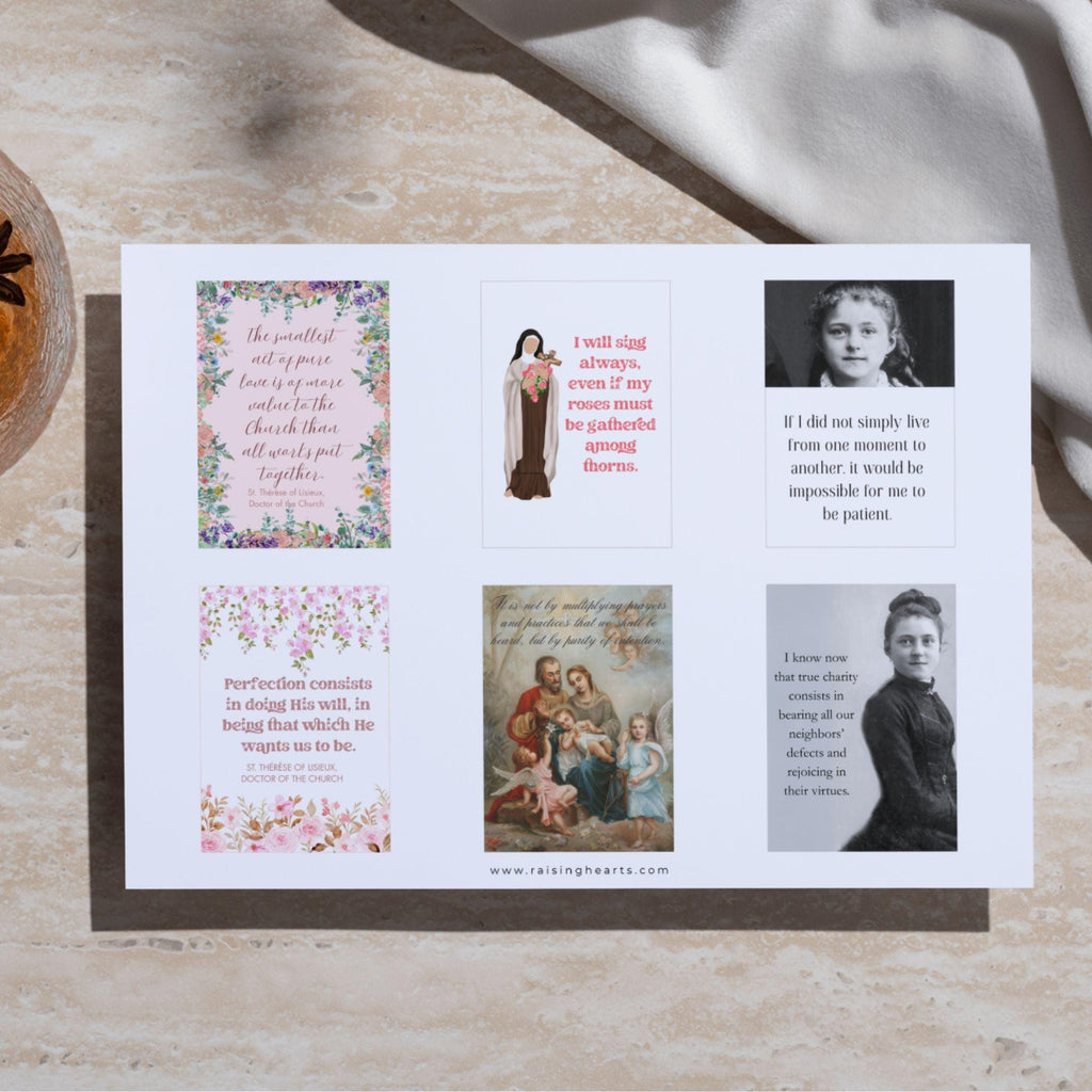 54 Saint Thérèse Quotes | Weekly Catholic Inspiration | Printable PDF | Instant Digital Download