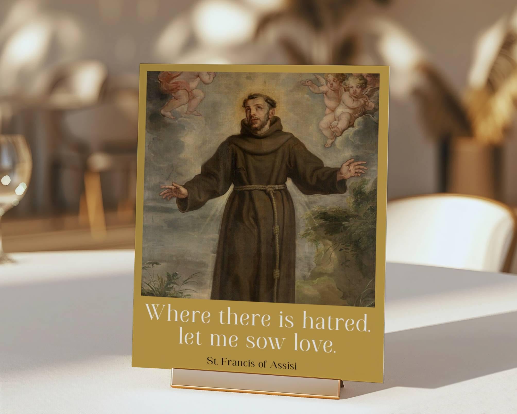 St. Francis of Assisi Quotes: Weekly Catholic Inspiration (Printable PDF)